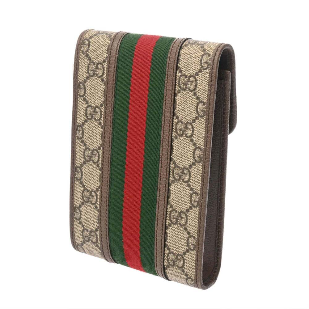GUCCI Brown Canvas Shoulder Bag - Picture 3 of 11